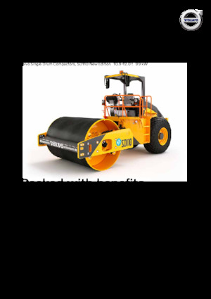 Compattatori stradali vibranti monotamburo Volvo SD110 