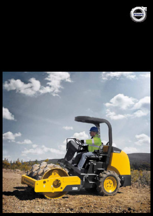 Compattatori stradali vibranti monotamburo Volvo SD25