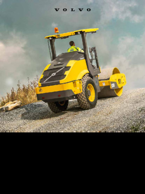 Compattatori stradali vibranti monotamburo Volvo SD75B 