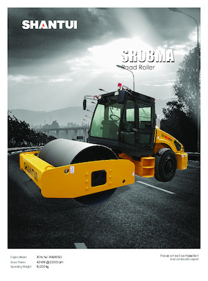 Compattatori stradali vibranti monotamburo Shantui SR08MA 