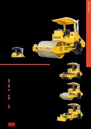 Compattatori stradali vibranti monotamburo Sakai SV201TB-1K