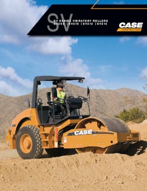 Compattatori stradali vibranti monotamburo Case SV208