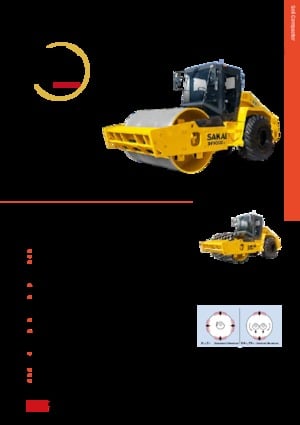 Compattatori stradali vibranti monotamburo Sakai SV900D-1