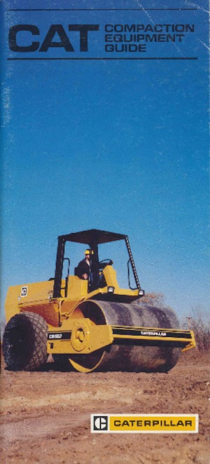 Compattatori stradali vibranti monotamburo Caterpillar TSM-54