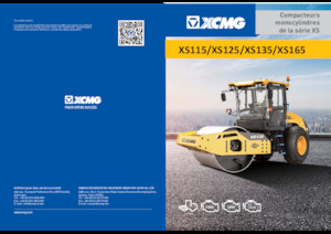 Compattatori stradali vibranti monotamburo XCMG XS125 