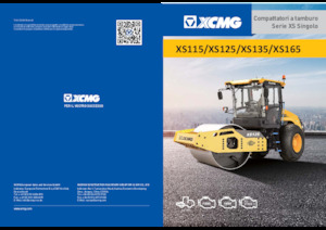 Compattatori stradali vibranti monotamburo XCMG XS125 