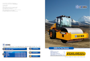 Compattatori stradali vibranti monotamburo XCMG XS203J
