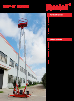 Piattaforme aeree verticali Mantall CMP12CT