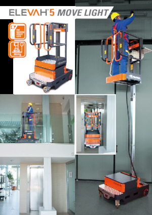 Piattaforme aeree verticali Faraone Elevah 5 Move Light 