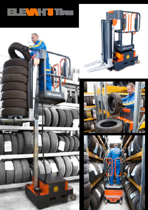 Piattaforme aeree verticali Faraone Elevah 5 Tires 