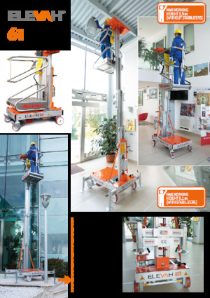 Piattaforme aeree verticali Faraone Elevah 61