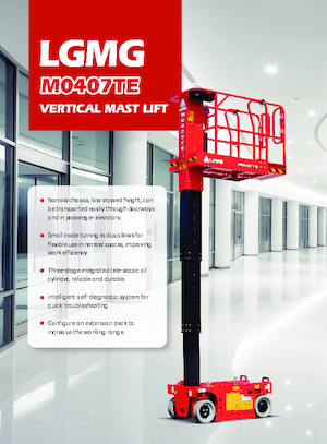 Piattaforme aeree verticali LGMG  M0407TE