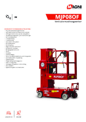 Piattaforme aeree verticali MAGNI MJ08OF