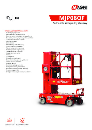 Piattaforme aeree verticali MAGNI MJ08OF
