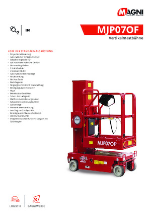 Piattaforme aeree verticali MAGNI MJP07of