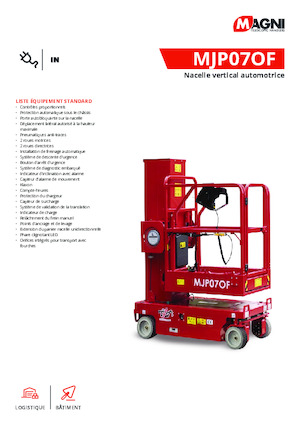 Piattaforme aeree verticali MAGNI MJP07of