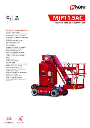 Piattaforme aeree verticali MAGNI MJP11.5AC
