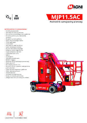 Piattaforme aeree verticali MAGNI MJP11.5AC