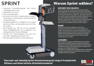 Piattaforme aeree verticali Bravi Sprint