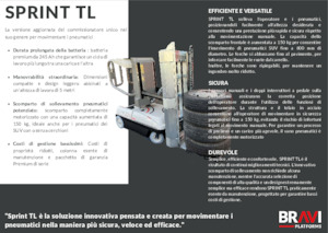 Piattaforme aeree verticali Bravi Sprint TL