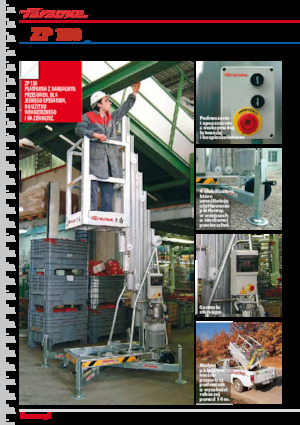 Piattaforme aeree verticali Faraone ZP 10-150 E