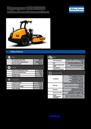 Compattatori stradali vibranti monotamburo Dynapac CA 1300 D