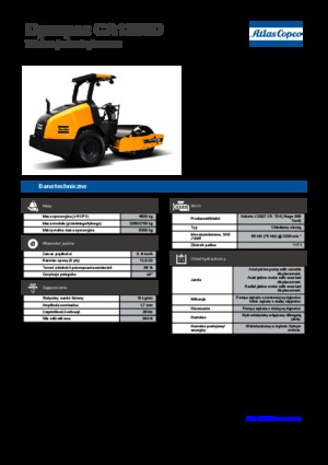 Compattatori stradali vibranti monotamburo Dynapac CA 1300 D