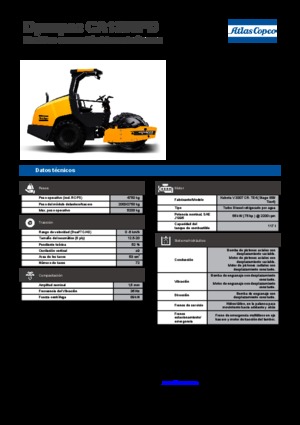 Compattatori stradali vibranti monotamburo Dynapac CA 1300 PD