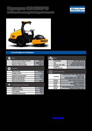 Compattatori stradali vibranti monotamburo Dynapac CA 1300 PD