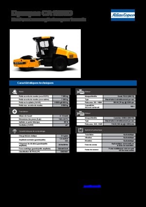 Compattatori stradali vibranti monotamburo Dynapac CA 1500 D