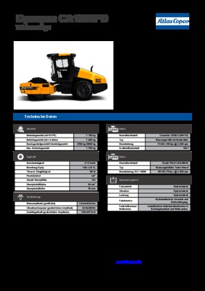 Compattatori stradali vibranti monotamburo Dynapac CA 1500 PD