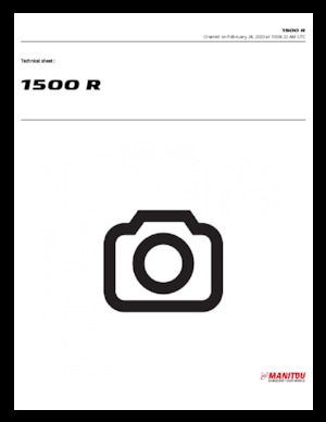 Minipale Manitou 1500R