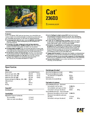 Minipale Caterpillar 236D Series 3