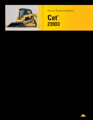 Minipale Caterpillar 239D Serie 3 Deltalader