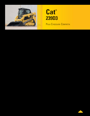 Minipale Caterpillar 239D Serie 3 Deltalader