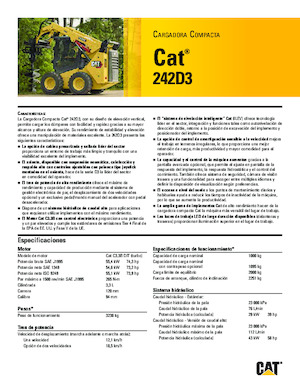 Minipale Caterpillar 242D Series 3