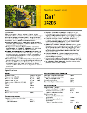 Minipale Caterpillar 242D Series 3