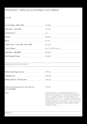 Minipale Caterpillar 246D3