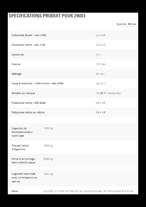 Minipale Caterpillar 246D3