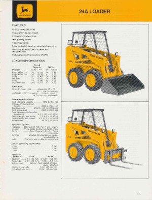 Minipale John Deere Construction 24A