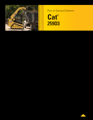 Minipale Caterpillar 259D Serie 3 Deltalader