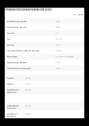 Minipale Caterpillar 272D3