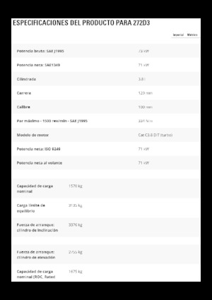 Minipale Caterpillar 272D3
