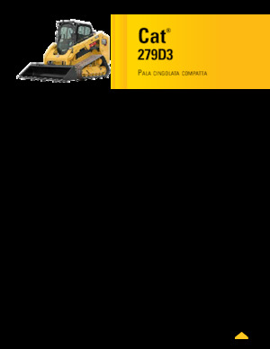 Minipale Caterpillar 279D Serie 3 Deltalader