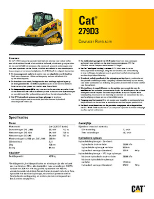Minipale Caterpillar 279D Serie 3 Deltalader