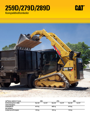 Minipale Caterpillar 289D
