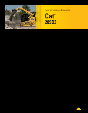 Minipale Caterpillar 289D Serie 3 Deltalader