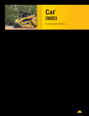 Minipale Caterpillar 289D Serie 3 Deltalader