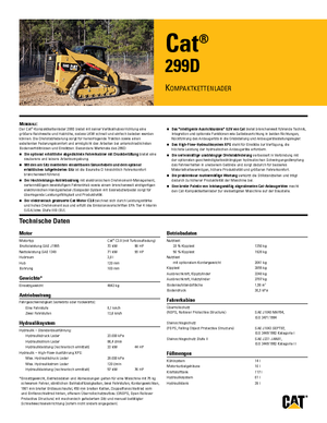 Minipale Caterpillar 299D2 XHP