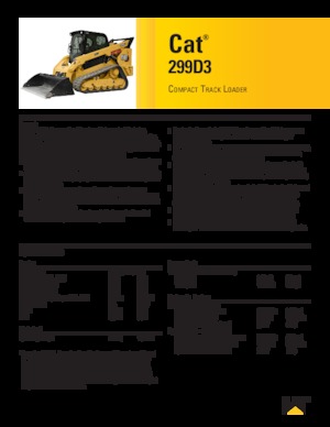 Minipale Caterpillar 299D Serie 3 Deltalader